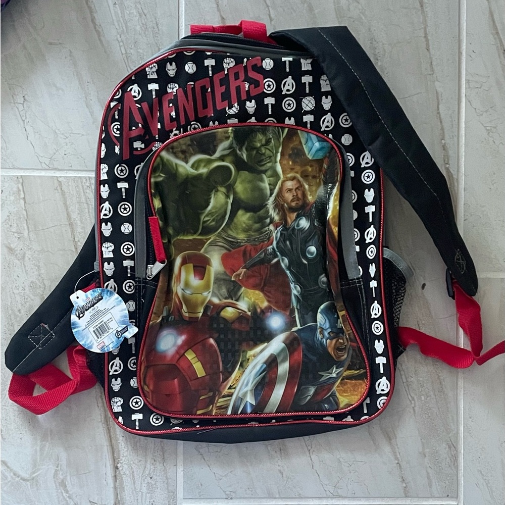 Avengers Backpack with Superhero Print